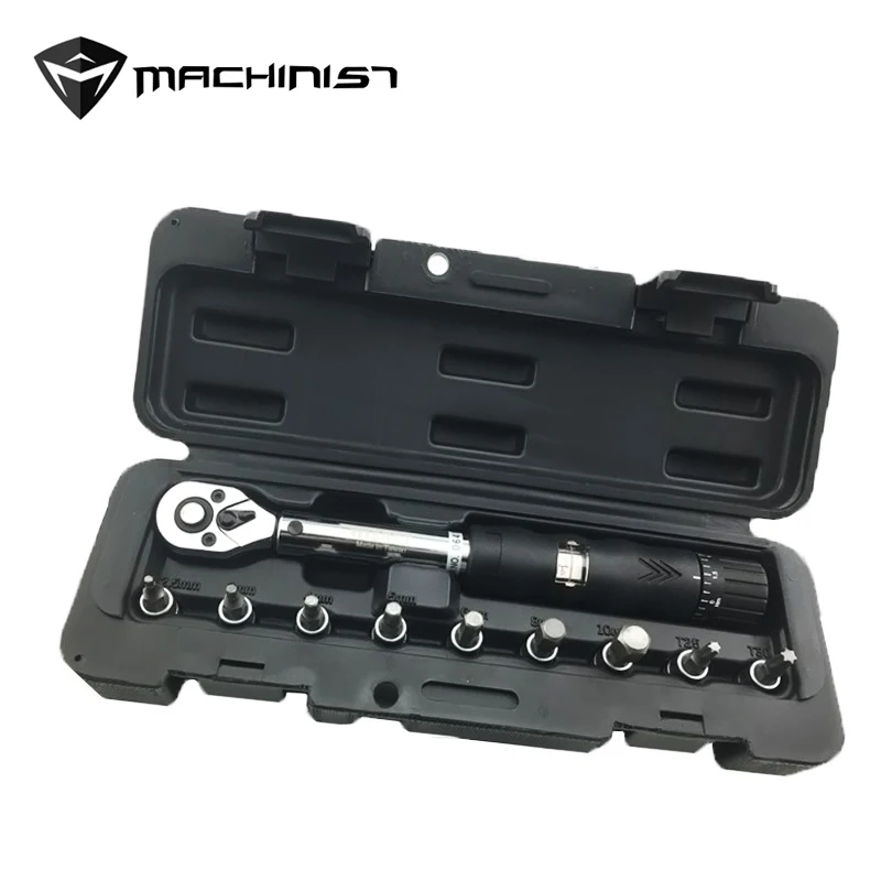 

10 IN 1 Drive Torque Wrench 2-14NM Kit Torque Bike Car Torque Tool Adjustable Hand Spanner Ratchet Wrench Tool