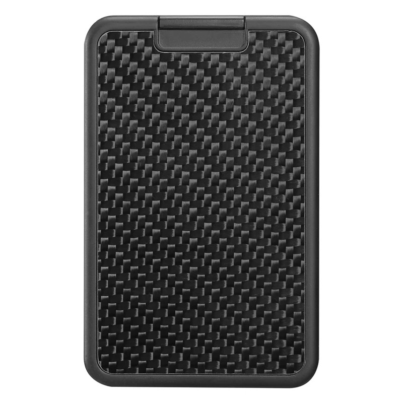 Gibo Auja-Carbon Fiber Card Holder Slide Card Case Men Wallets Minimalist Wallet Organizer Purse Rfid Blocking