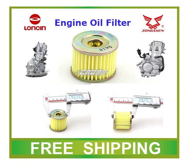 150cc 200cc 250cc engine oil filter dirt bike atv quad cleaner loncin