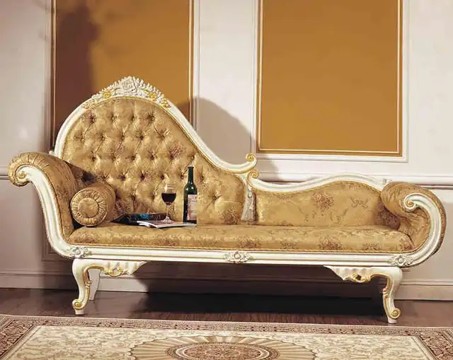 Chaise Loungers French Romantic Classic Handmade Wooden