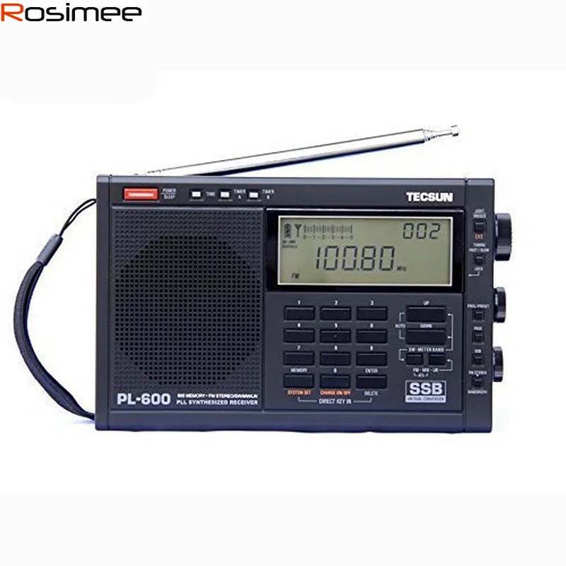 TECSUN PL-600 цифровой тюнинговый Полнодиапазонный FM/MW/SW-SBB/PLL синтезированный стерео радиоприемник PL600rqdio Прямая поставка высокое качество