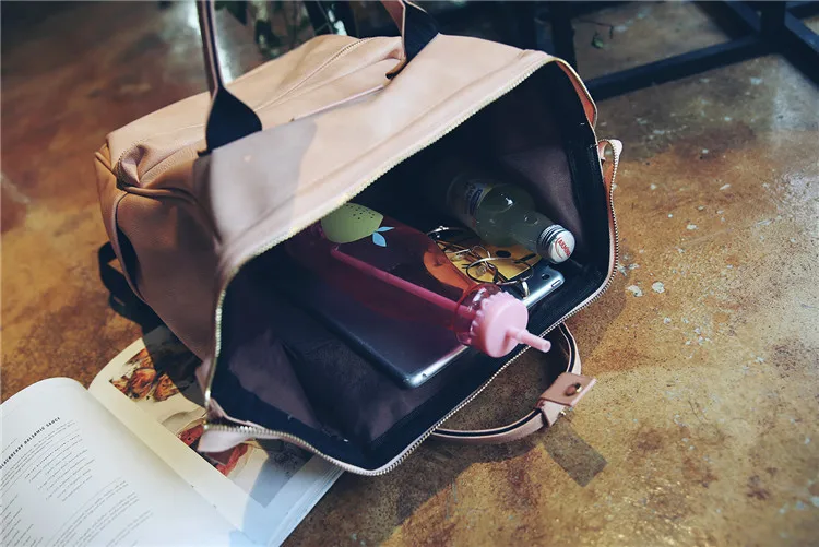 Fashion Mummy Diaper Bag Backpack Leather Waterproof Maternity Nappy Bag Large Capacity Travel Mother Handbag For Mom Baby Care (55)