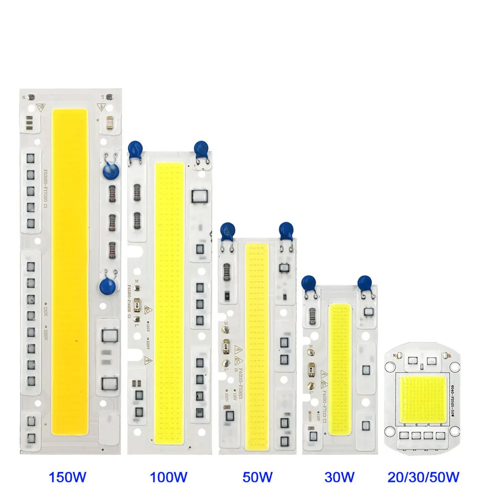 AC 110V 220V LED COB Lamp Chip 20W 30W 50W 100W 150W Full Spectrum LED Plant Grow Light Driverless Smart IC DIY LED Floodlights (4)