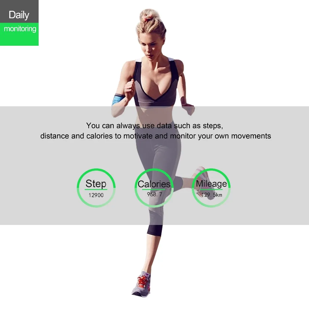 Smart Bracelets F602 Heart Rate Monitor Fitness Bracelet Activity Tracker Smart Band Pedometer Wristband Alarm Clock Smart Watch (4)