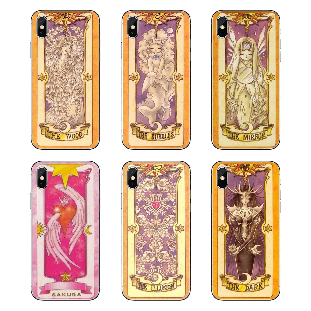 

For Huawei Honor 8 8C 8X 9 10 7A 7C Mate 10 20 Lite Pro P Smart Plus TPU Case Cover sakura card captor cardcaptor The Voice Card