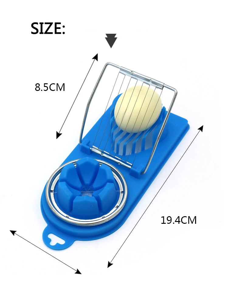 Бытовой кухонный резак для яиц из нержавеющей стали, вареный слайсер для яиц, многофункциональный разветвитель для яиц, кухонные Креативные аксессуары, гаджет