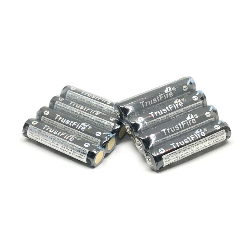 

10pcs/lot TrustFire 10440 600mah 3.7V Rechargeable Battery Li-ion Batteries with protected borad