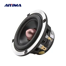 AIYIMA 1 шт. 3 дюймовый Среднечастотный динамик Hifi 4, 8 Ом 30 Вт пулей звук Динамик автомобиля DSP три пути аудио Алюминий Керамика для автомобиля "сделай сам"
