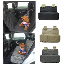 Собака задняя крышка сиденья 600D Оксфорд щенки сидений автомобиля домашние автомобилей чехлы на сиденья гамак Водонепроницаемый нескользящим стирать