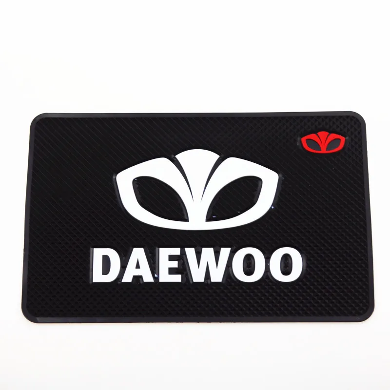 

Car Styling Car Logo Mat Fit For Daewoo Winstom Espero Nexia Matiz Lanos Car-Styling Sticker Auto Interior Accessories 1pc