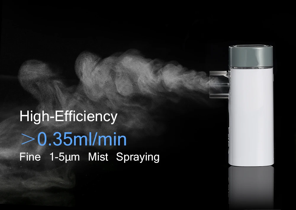 Medical Rechargeable Steam Inhaler Vaporizer Medicine Atomizer Water Proof Handheld Mesh Nebulizer for Asthma COPD Respiratory
