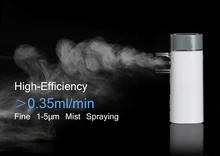 Medical Rechargeable Steam Inhaler Vaporizer Medicine Atomizer Water-Proof Handheld Mesh Nebulizer for Asthma COPD Respiratory