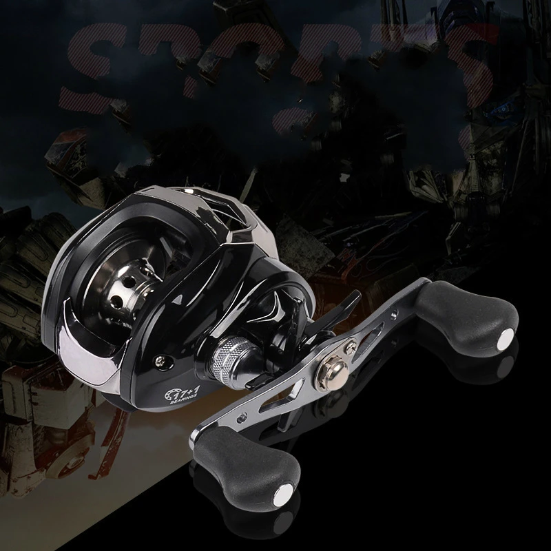 17+ 1 подшипник Наживка литья рыбалка колеса 7,1: 1 высокая Шестерни соотношение Baitcast катушки магнитного тормоза Системы Perfect рыбалка оборудования