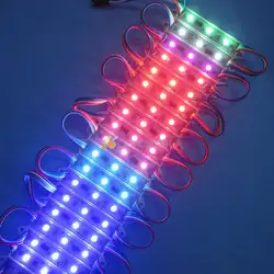 20 штук WS2801 LED Pixel Модуль Водонепроницаемый DC 12 В 3 светодиода 5050 SMD RGB свет лампы Бесплатная доставка