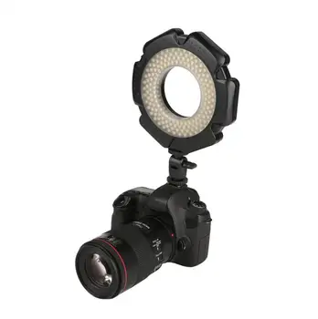 

New Ultra Slim Camera Video Dimmable LED Ring Fill Light with Lens Adapters Accessory Lens 2018 new style