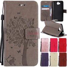 Ausgestattet Flip Fall für Huawei Y6 2017 MYA-L11 MYA-L41 Y 6 2017 Fall für Huawei Nova Junge MYA L11 L41 luxus Telefon Leder Abdeckung