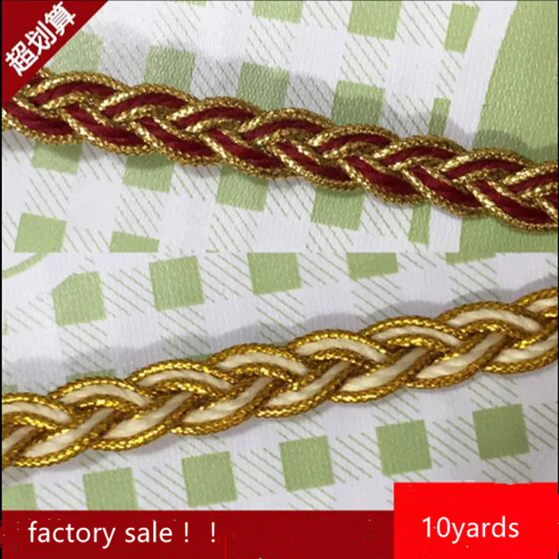 

6Kinds of 10Yards/ lot Special Braid Lace Trim Lace Ribbon Accessory Decoration Handmade Material 0.8cm