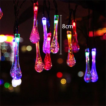 

10 20 40 LEDs Xmas Tree Decoration Glass Ice Lights Happy Birthday Halloween Party Wedding Favors and Gifts Decorations Kids,W