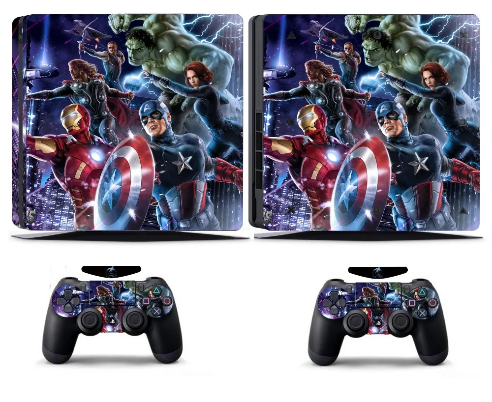260 наклеек для PS4 Slim Skin Виниловая наклейка Sony PlayStation 4 и 2 контроллера|stickers for|stickers for