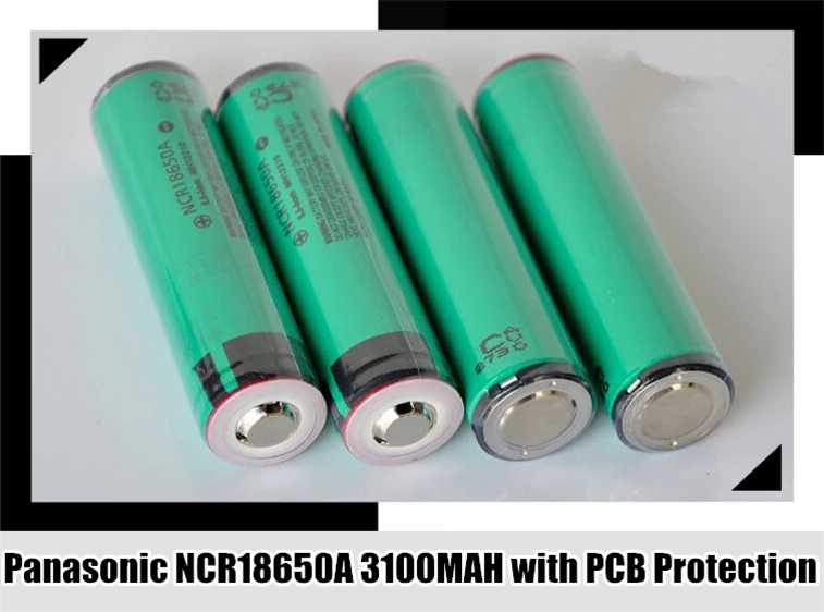 FedEx для Panasonic NCR18650A с печатной платой 3100mah 18650 3,6 V 3,7 V динамическая литий-ионная аккумуляторная батарея