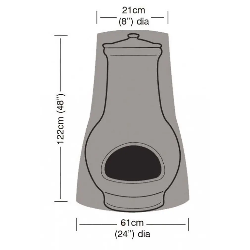 61*21*122 см патио Chiminea крышка водонепроницаемый защитный дымоход огонь яма крышка нагревателя всепогодный для веранды открытый сад - Цвет: Silver