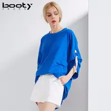 Bootyjeans новая весенняя женская футболка высокого качества с круглым вырезом Модная Удобная футболка в стиле хип-хоп женские пуловеры
