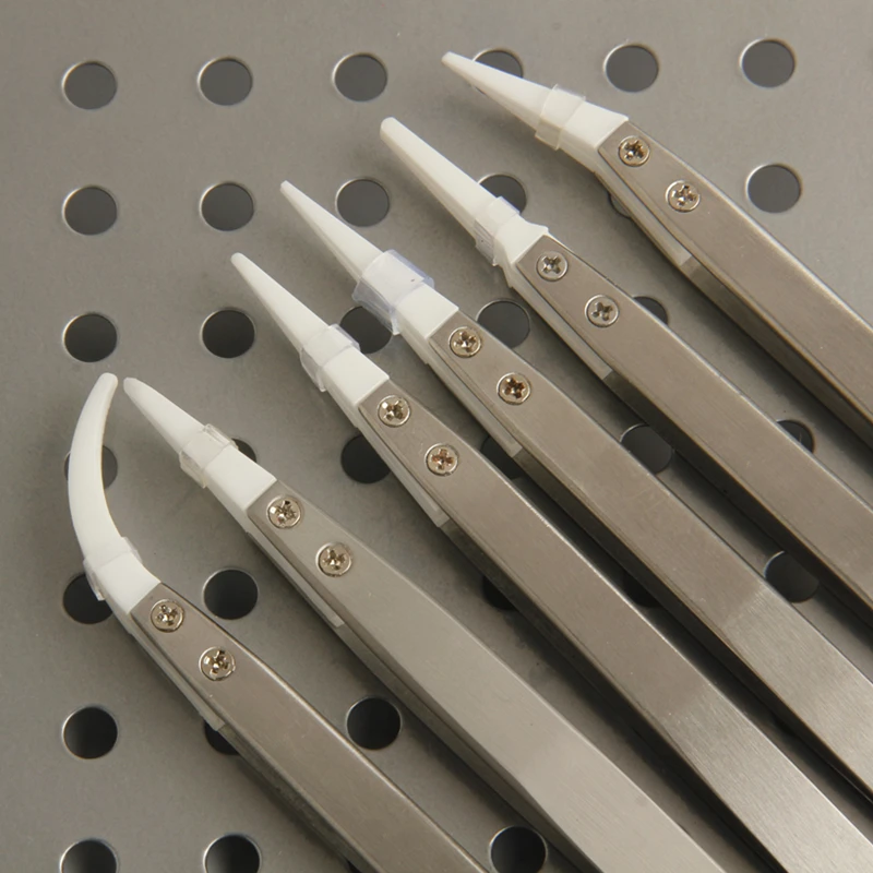 Buy 6Pcs Precision Antistatic Ceramic Tweezers Heat
