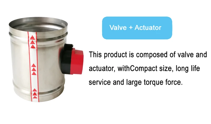 125 мм Электрический воздушный клапан, 220 В Электрический демпфер используется для dcut трубы или выхлопной трубы гаража или подвала