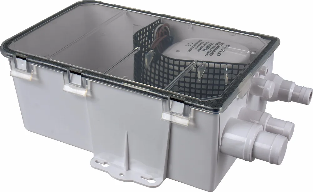 SEAFLO 12V 750GPH Shower Sump Pump System Boat RV Bilge Drain Box Multi