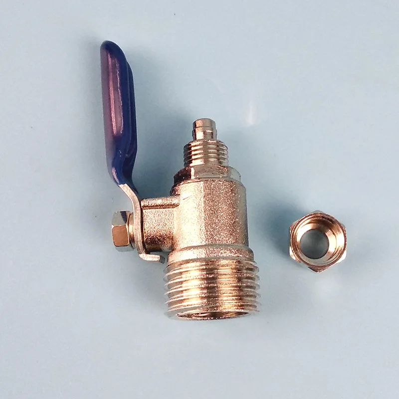 Наружный клапан BSP с наружной резьбой 1/4 &quotOD трубкой на 1/2&quot male переключатель