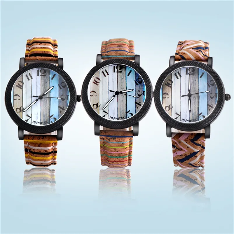 Watches Women Men Elegant Clock Fashion Unisex Leather Band Analog Alloy Men's Women's Quartz Wrist Watch Montre femme Y27 (8)