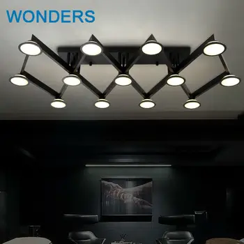 

New desigh art Milty Modern Ceiling Lamps 21-56W Black/White Living Room Ceiling Lamp Indoor Ceiling Lighting Lamparas De Techo