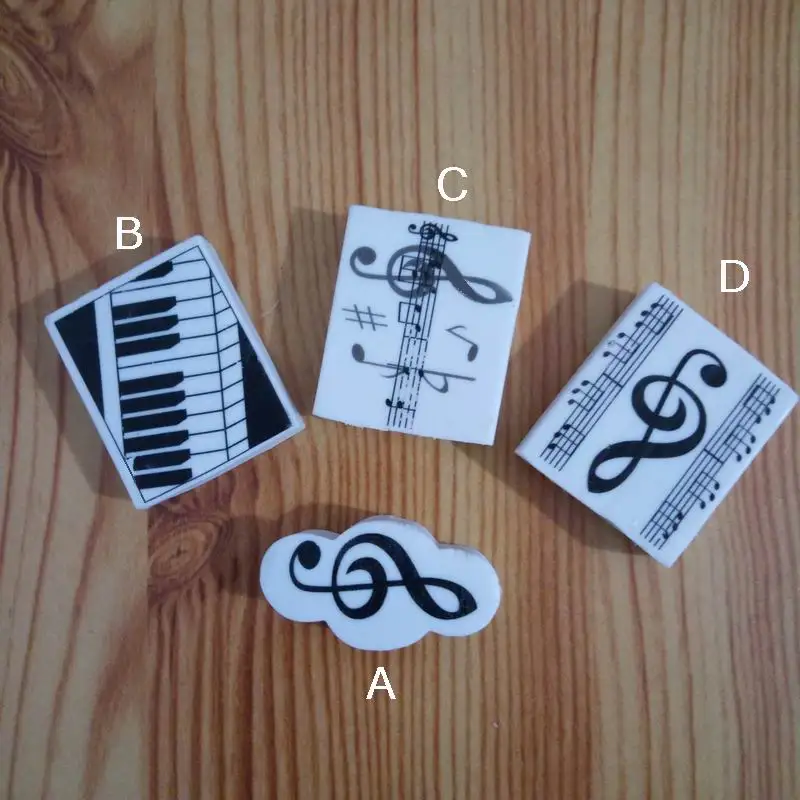 

Wholesale 200 PCS New Fashion Music Stationery Mini Style Music Eraser Music Gift