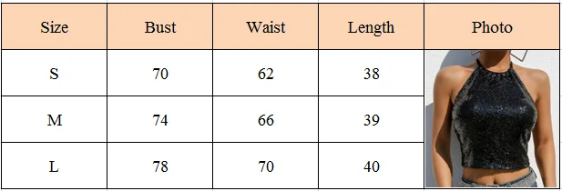 Блесток майки Для женщин Холтер Короткие Футболка Femme топы с открытой спиной бретели жилет топы Sequined Bralette бюстье