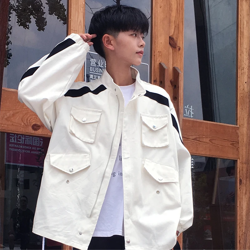 

633 Autumn Clothing Jacket Leisure Time Loose Coat The Wind In Kong Original Old Male Will Code Easy Tide P85- Control 110