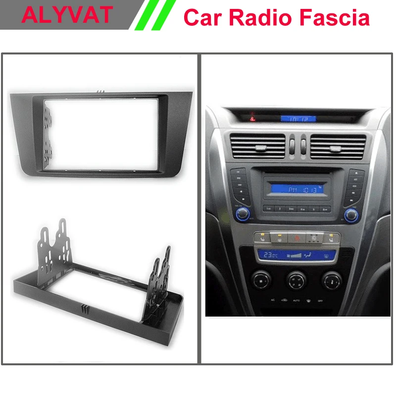Автомобильное CD-радио фасции рамка объемная панель для GEELY Emgrand X7 EX7 Englon SX7 X7 автомобильный Радио фасции установочный комплект