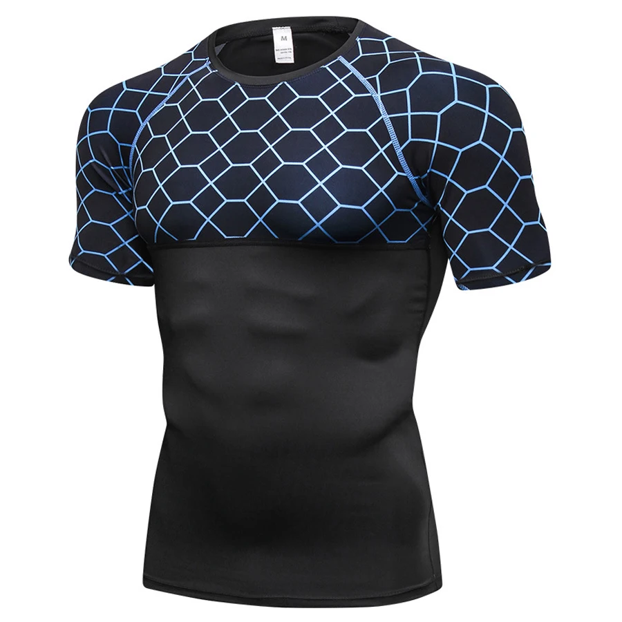 

man's T-shirts 3D compression T-shirt sports jersey debardeur homme sans manche tranning rashgard camiseta masculina esportiva