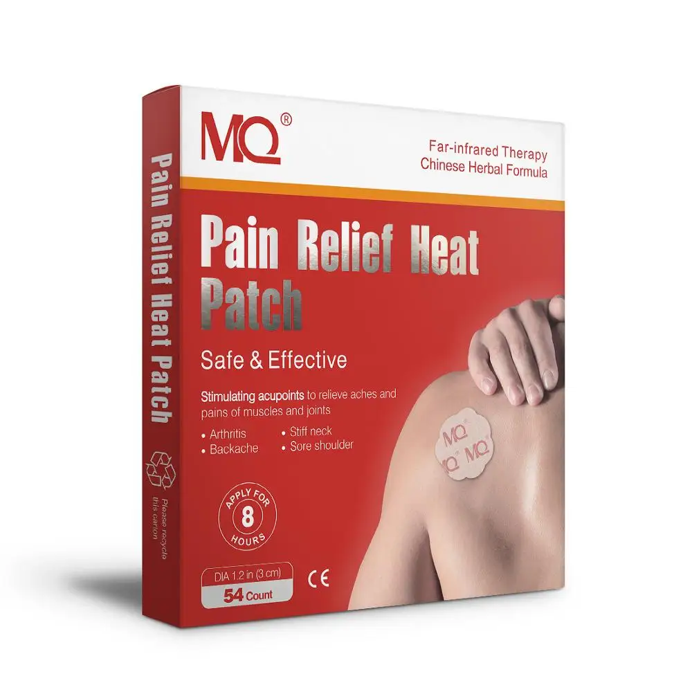 

54 Pcs Pain Relief Heat Patches Drug Free Stimulating Acupoints Relieving Aches Pains for Head joints Muscles Body Care Plaster