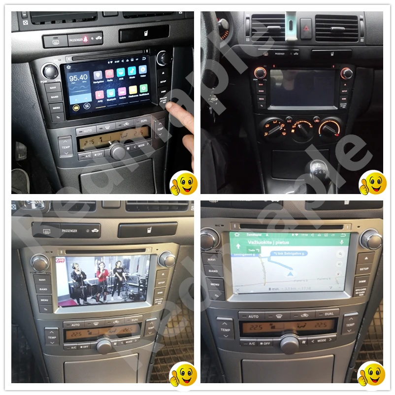 Ips экран Android 9,1/9,0 автомобильный dvd-плеер gps навигация Мультимедиа Стерео для Toyota Avensis T25 2003-2008 Радио Аудио головное устройство