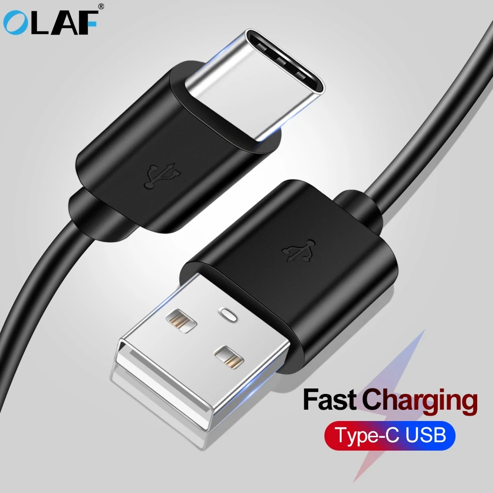 

OLAF USB Type C Cable for Huawei Mate 20 Pro USB-C Mobile Phone Fast Charging USB Charger Cable for Samsung Galaxy S9 S8 Plus
