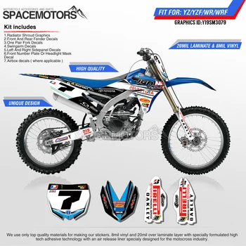 

MotoSpace Customized Team Graphics Backgrounds Decals 3M Stickers For YAMAHA YZF250FX 14-18 YZF250 2019 YZF450 14-17 18-19 079
