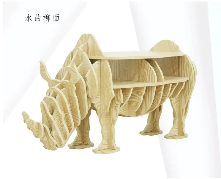 Assemble Wooden Rhinoceros Table Bookshelf Cabinet House Furniture table basse coffee table muebles Rhino statue tables Assemble Wooden Rhinoceros Table Bookshelf Cabinet House Furniture table basse coffee table muebles Rhino statue tables