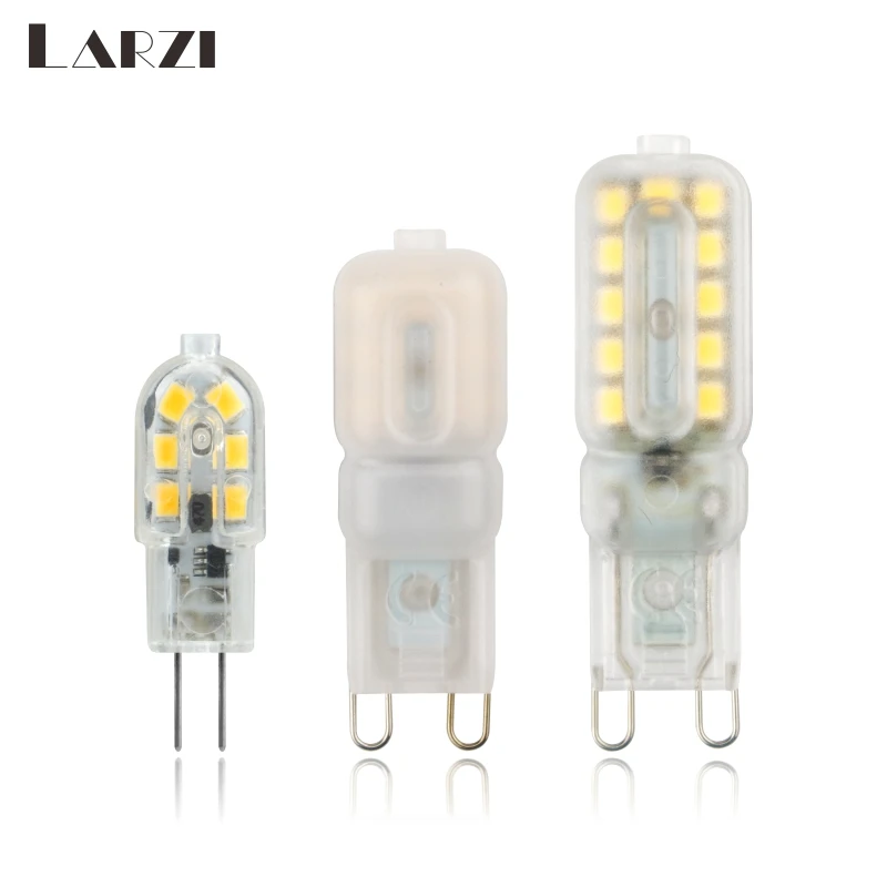 G4 G9 Светодиодная лампа 3W 5W Мини светодиодная лампа SMD2835 AC 220V DC 12V Прожектор Люстра