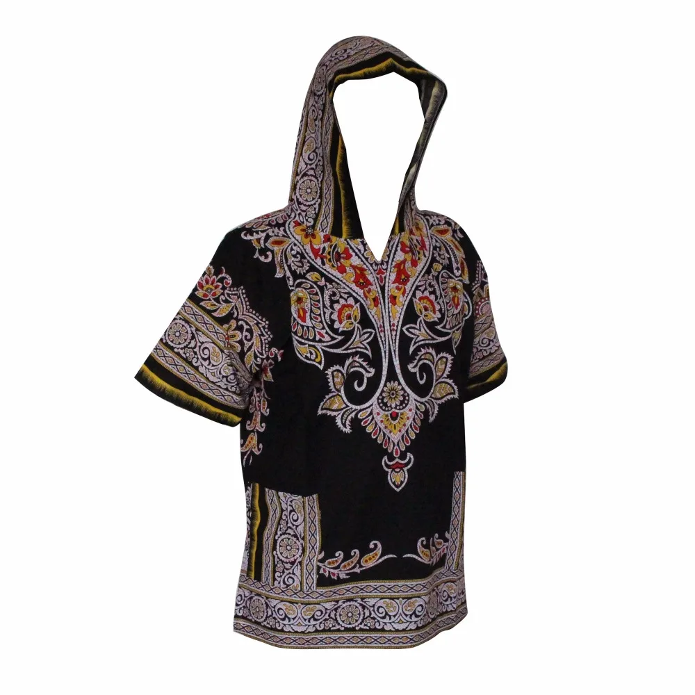 Dashikiage мужские хипстерские африканские Swag Dashiki Модные свободные традиционные длинные толстовки с капюшоном