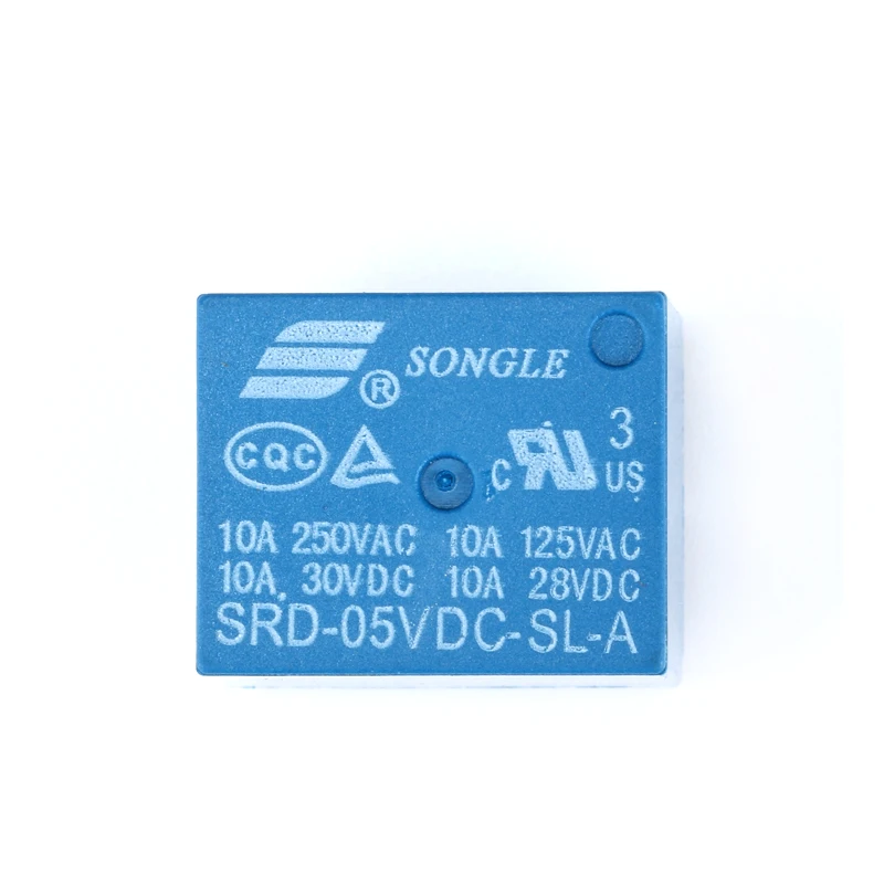 Реле общего назначения SRD-05VDC-SL-A SRD-12VDC-SL-A SRD-24VDC-SL-A 5 В, 12 В, 24 В постоянного тока, 10A 250VAC 4PIN T73 цена оптовой продажи - Габаритные размеры: 5V