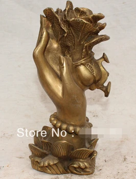 

WBY+++ free shipping 9'' China Candle Carve Dragon Pair Bronze Statue
