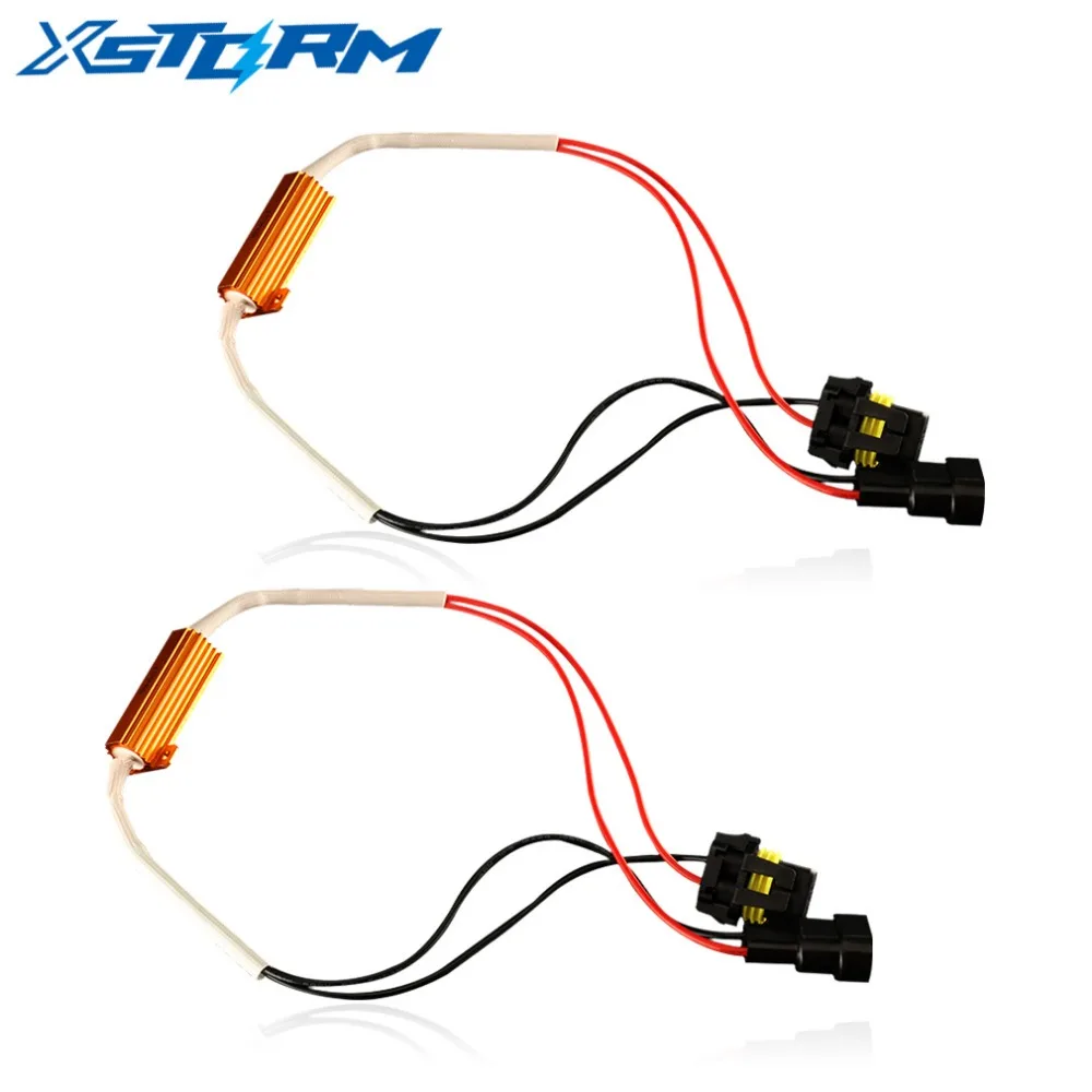 2PCS H4 H7 H8 H11 9005 HB3 9006 HB4 LED Bulb Decoder Resistor 50w Canbus Error Canceller Wire Harness Adapter for Car Fog Light 2PCS H4 H7 H8 H11 9005 HB3 9006 HB4 LED Bulb Decoder Resistor 50w Canbus Error Canceller Wire Harness Adapter for Car Fog Light