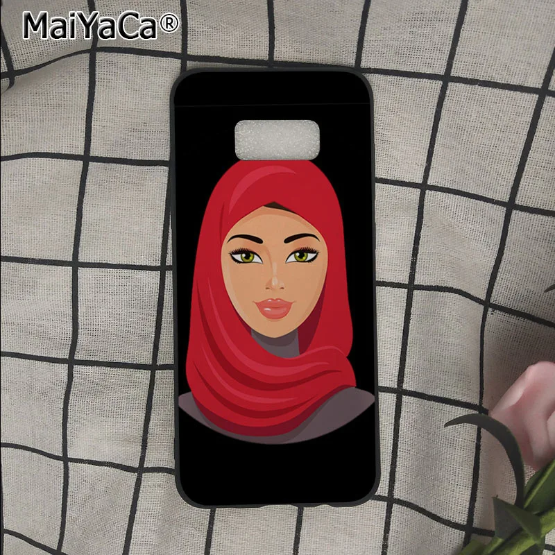 Muslim Islamic Gril Eyes Woman In Hijab Face