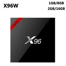 SZBOX X96W Smart tv box android 7.1 2GB RAM 16GB ROM Amlogic S905W Quad Core H.265 4K 2.4GHz WiFi Media Player IPTV X96 mini
