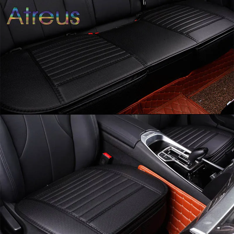 Чехлы на сиденья автомобиля Atreus всесезонные кожаные подушки для Citroen C4 5 3 2 Jeep Renegade